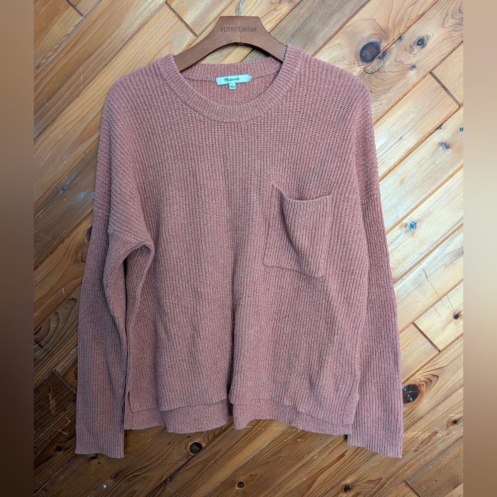Madewell Ribbed Knit Sweater Size Large